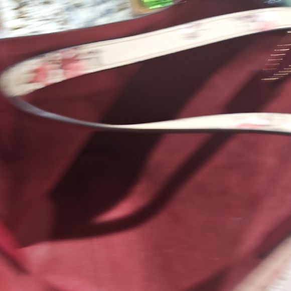 Coach Pink Floral Refined Pebble Tote With Matching Wallet And Cosmetic Case - Picture 6 of 10